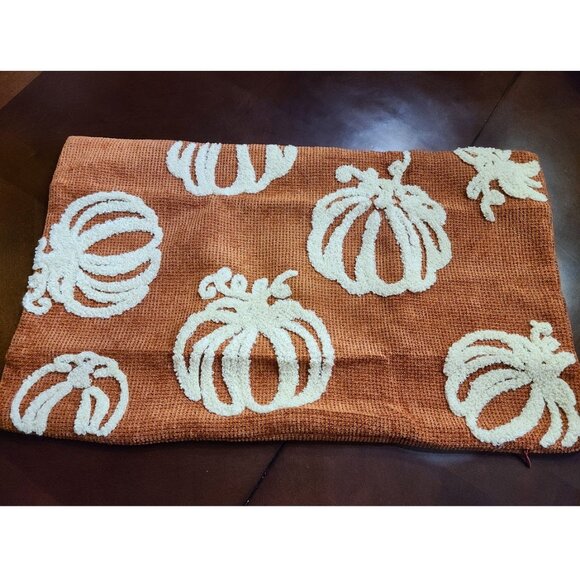 Fall Pillow Cover Pumpkin Decor Farmhouse Cottage Thanksgiving Accent Throw Case - Picture 2 of 9